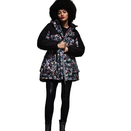 Regatta Womens/Ladies Christian Lacroix Cailar Floral Longline Waterproof Jacket (Black)