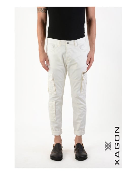 Xagon Pantalones Cargo del hombre beige - Image 3