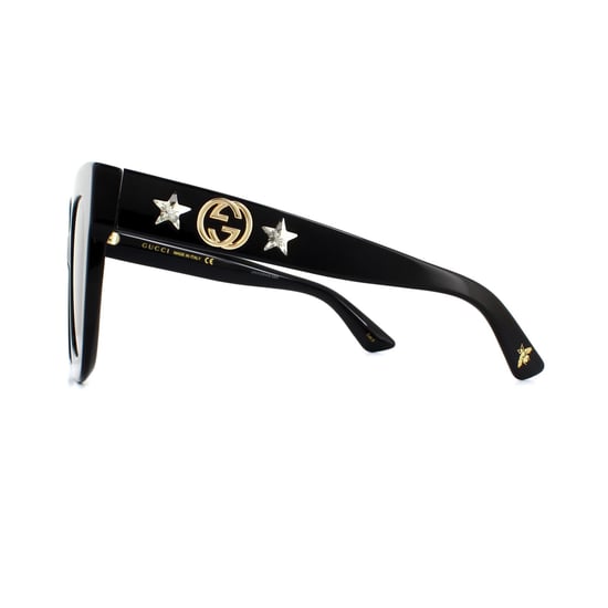 Gafas de sol Gucci GG0208S 001 Negro Gris Degradado - Image 3