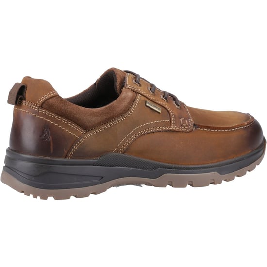 Hush Puppies Percy Leather Men's Tan Lace-Up Shoes - Image 2