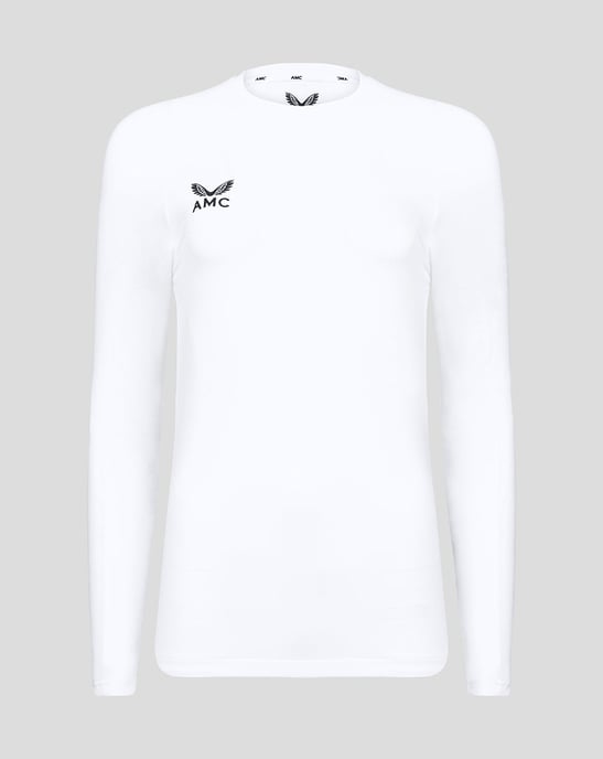 Womens Castore Long Sleeve Performance T-Shirt in Black/White