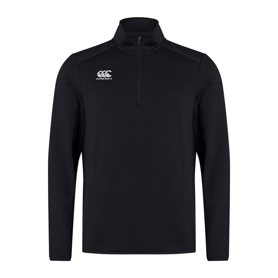 Canterbury Mens Club Zip Neck Track Top (Black)