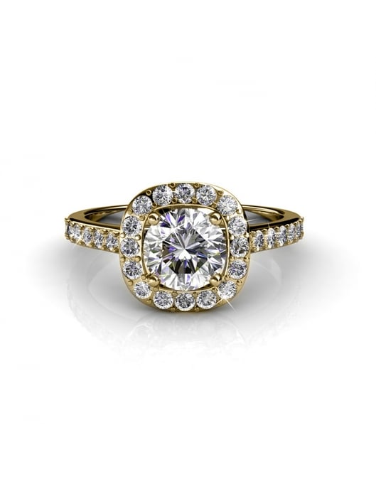 Anillo Cushy - Oro y Cristal - Image 4