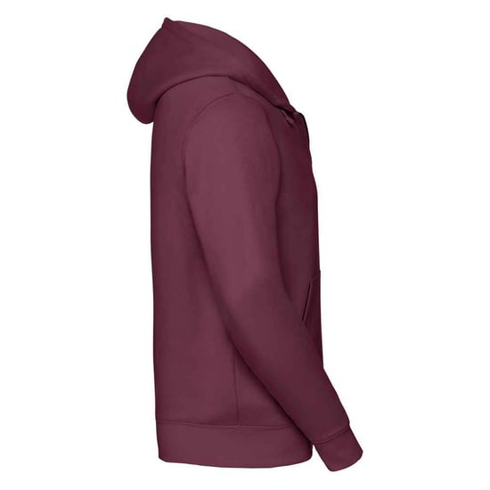 Russell Mens Authentic Hooded Sweatshirt (Burgundy) - Image 3