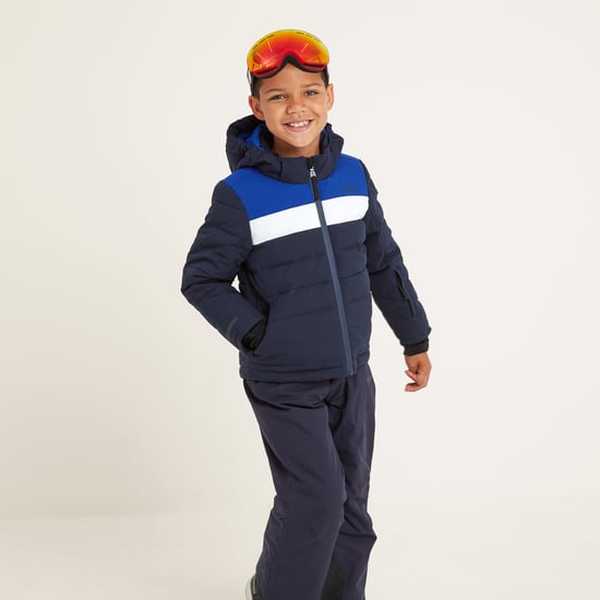 Laithe Kids Ski Jacket Dark Indigo/Royal Blue