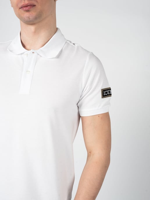 Iceberg camisa polo del hombre Blanco - Image 5