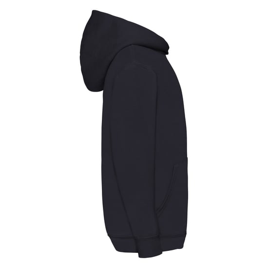 Fruit of the Loom Childrens/Kids Classic Hooded Sweatshirt (Deep Navy) - Image 3