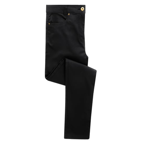 Premier Womens/Ladies Performance Chino Jeans (Black) - Image 1