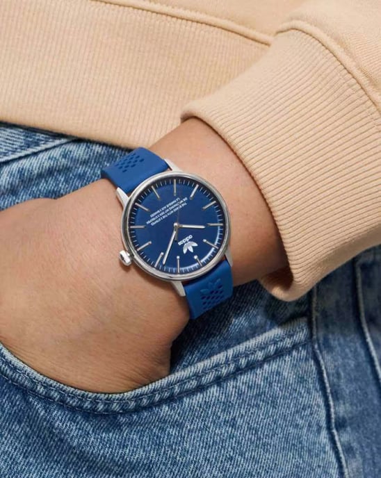 Adidas Originals Code One Unisex's Blue Watch AOSY23022 - Image 4