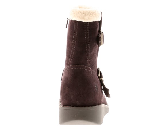 Hush Puppies Lexie Womens Leather Ankle Boots Brown