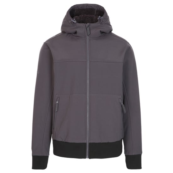 Trespass Mens Zully Soft Shell Jacket (Dark Grey)