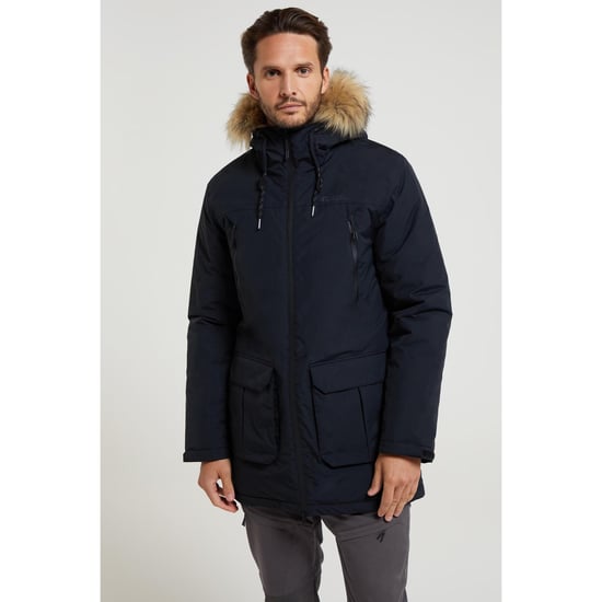 Mountain Warehouse Mens Traverse Hybrid Waterproof Jacket (Navy) - Image 1