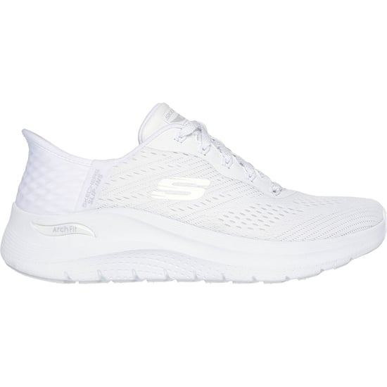 Skechers Arch Fit 2.0 - Easy Chic Textile Women's White Trainers - Image 5