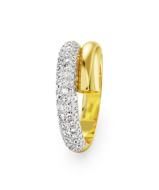 Swarovski 'Dextera' Women's Gold Plated Metal Ring - Gold 5668813 - Image 4