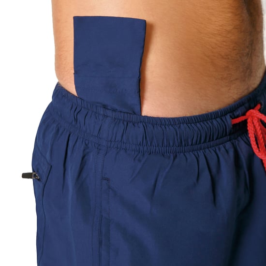 Short swimsuit with inner mesh lining MUHARBOURNAVY02 man