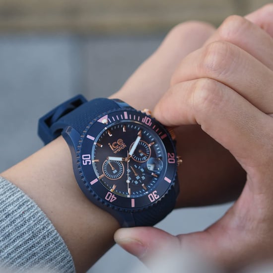 Ice Watch Ice Chrono - Dark Blue Rose-gold Men's Blue Watch 020621 - Image 4