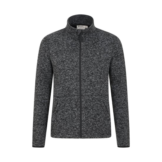 Mountain Warehouse Mens Idris III Full Zip Fleece Jacket (Black) - Image 1