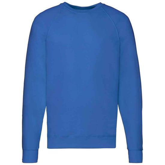 Fruit of the Loom Unisex Adult Lightweight Raglan Sweatshirt (Royal Blue) - Image 1