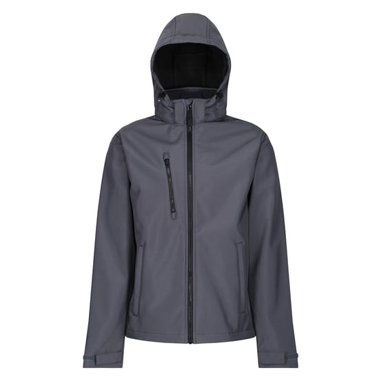 Regatta Mens Venturer 3 Layer Membrane Soft Shell Jacket (Seal Grey/Black)