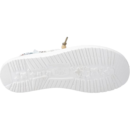 HEYDUDE Wendy Disco Cow Cotton Women's Tan Loafers - Image 3