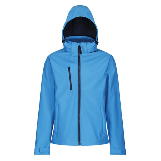 Regatta Mens Venturer 3 Layer Membrane Soft Shell Jacket (French Blue/Navy)