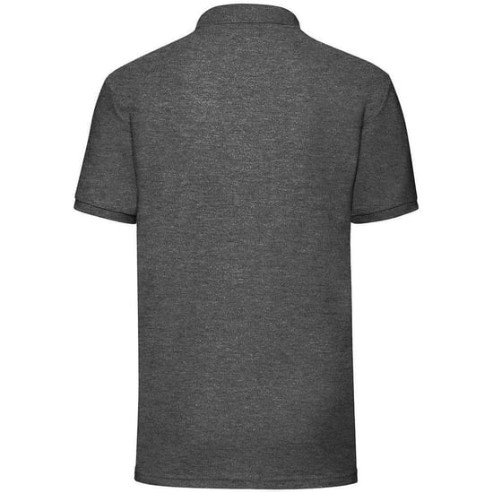 Fruit of the Loom Mens Pique Polo Shirt (Dark Heather) - Image 2