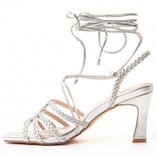 Sandalía de Tacón Montevita Sandal7 en Plata - Image 5