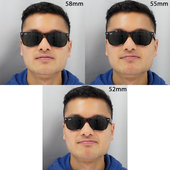 Ray-Ban Sunglasses New Wayfarer 2132 902/58 Tortoise Green Polarized 55mm