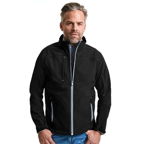 Russell Mens Bionic Softshell Jacket (Black)