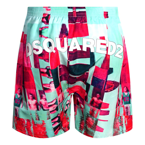 Ba�ador azul con dise�o abstracto de Dsquared2 - Image 2