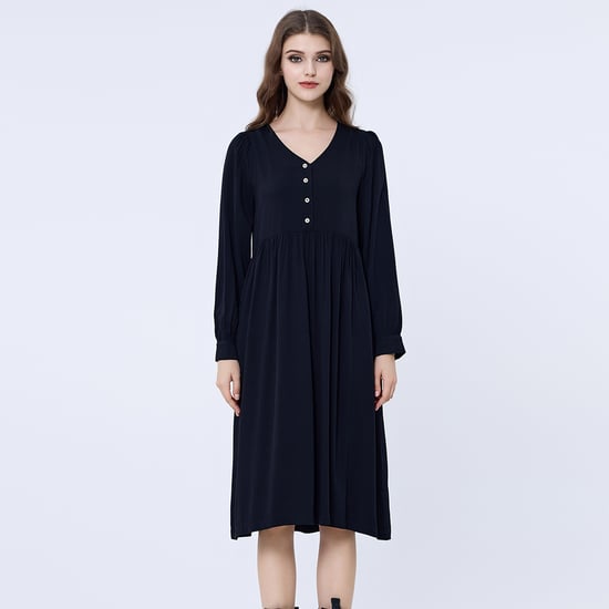 Retro-style loose shirt-dress - Image 1