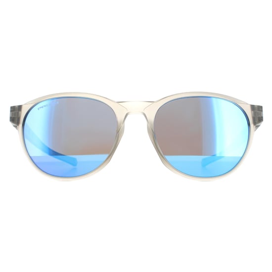 Oakley Round Mens Matte Grey Ink Prizm Sapphire Reedmace