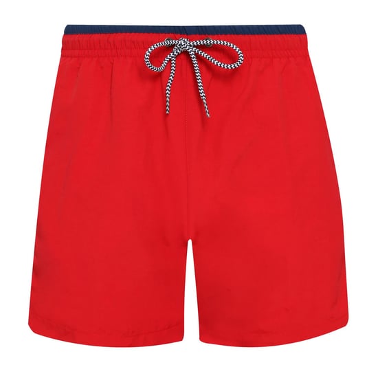 Asquith & Fox Mens Swim Shorts (Red/Navy) - Image 1