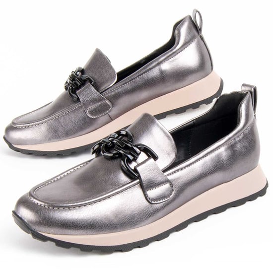 Montevita Zapato De Cuña Caden Gris - Image 6