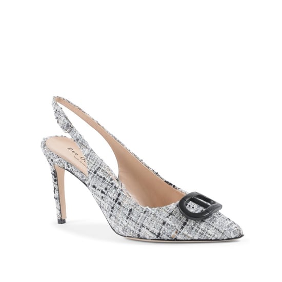 Slinky Boucle Slingback - Black