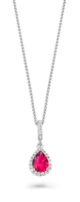 Orphelia 'Enora' Women's 925 Sterling Silver Chain with Pendant - Silver ZH-7226/RU