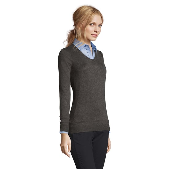 SOLS Womens/Ladies Glory Jumper (Charcoal Melange) - Image 3