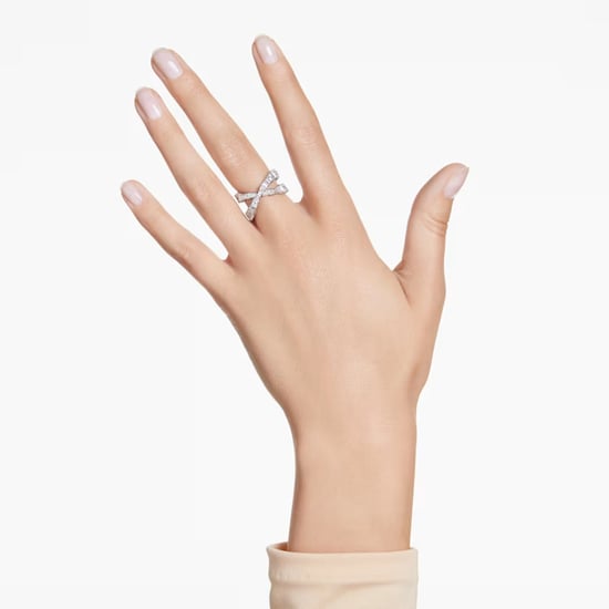 Swarovski 'Hyperbola' Women's Base Metal Ring - Silver 5677632 - Image 5