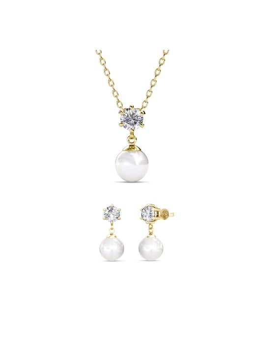 Conjuntos Pauline - Oro y Cristal - Image 1