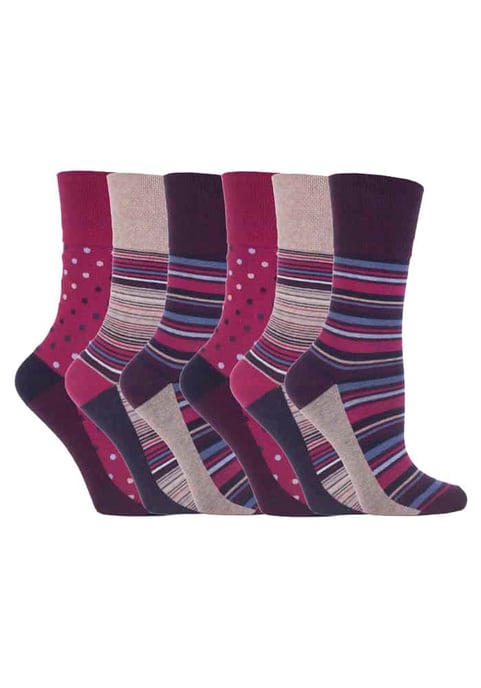 Gentle Grip - 6 Pares Calcetines No Elásticos Gentle Grip - GG55 - Image 1