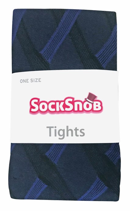 Sock Snob - Mallas de moda opacas de 80 deniers de colores para mujer - Cable - Image 2