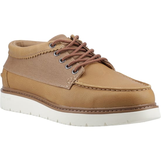 TOMS TRVL LITE Forrest Leather Men's Tan Lace-Up Shoes - Image 1