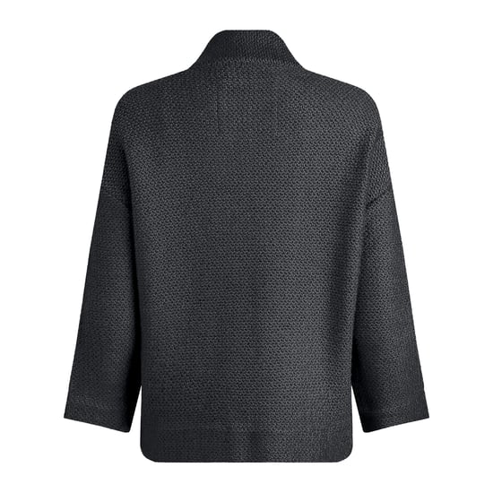Weird Fish Womens/Ladies Santosh Macaroni Cropped Cardigan (Navy) - Image 2