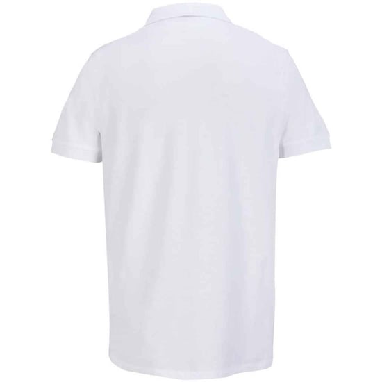 SOLS Unisex Adult Pacific Pique Twin Needle Stitch Polo Shirt (White) - Image 2