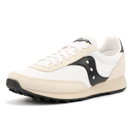 Zapatillas Saucony Trainer 80 de ante blanco/negro - Image 3