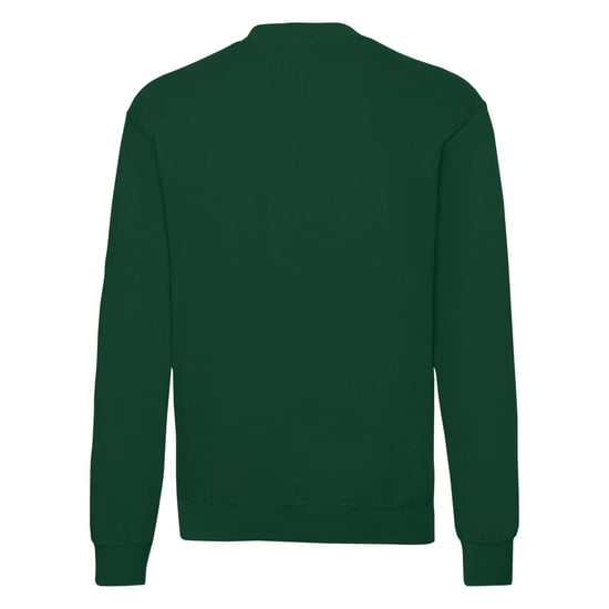 Fruit of the Loom Mens Classic 80/20 Set-in Sweatshirt (Bottle Green) - Image 2