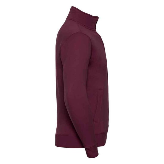 Russell Mens Authentic Sweat Jacket (Burgundy) - Image 3