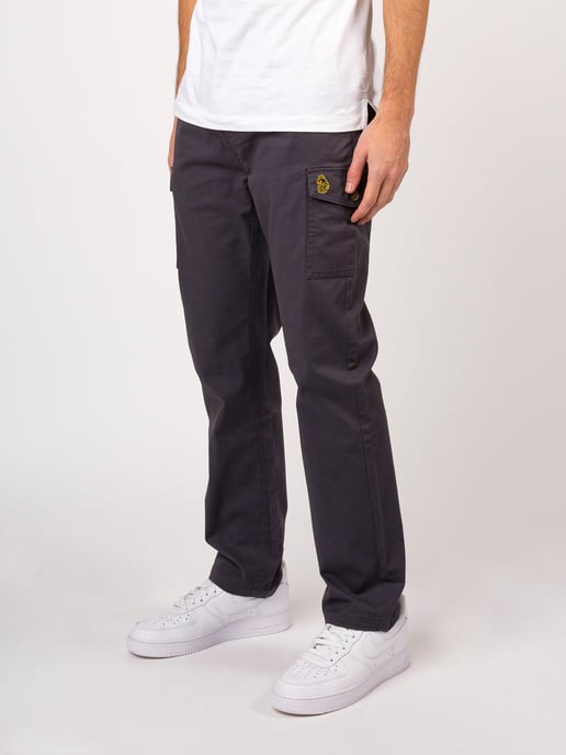 Luke 1977 Men's Future Tapered Cargo Pants in Charcoal - Image 2