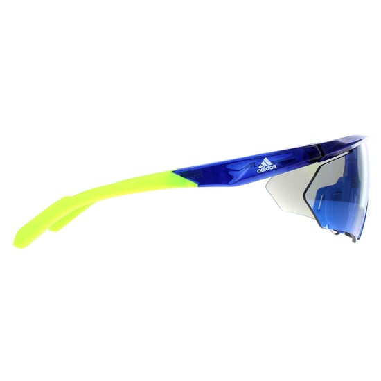Adidas Shield Mens Frosted Blue Vario Mirror Blue Photochromic SP0027