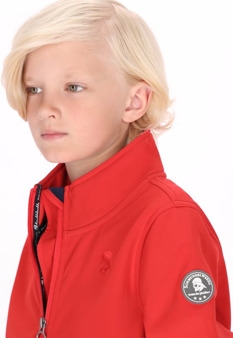 Schmuddelwedda softshell jacket red - Image 5